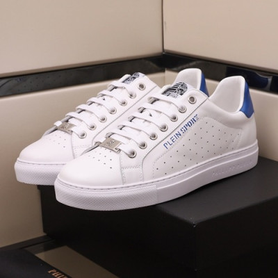 Philipp plein 2020 Mens Leather Sneakers  - 필립플레인 2020 남성용 레더 스니커즈 PPS0205,Size(240 - 270).화이트