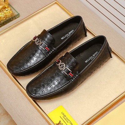 Louis Vuitton 2020 Mens Leather Loafer - 루이비통 2020 남성용 레더 로퍼 LOUS0841,Size(240 - 270).블랙