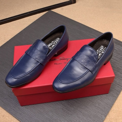 Ferragamo  2020 Mens Leather Loafer - 페라가모 2020 남성용 레더 로퍼 FGMS0289 ,Size(240 - 270).블루