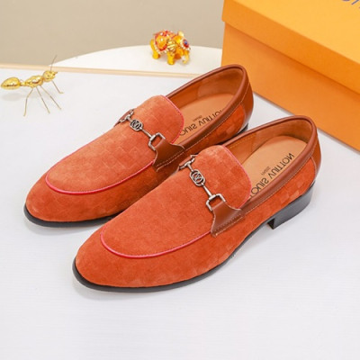 Louis Vuitton 2020 Mens Leather Loafer - 루이비통 2020 남성용 레더 로퍼 LOUS0845,Size(240 - 270).오렌지