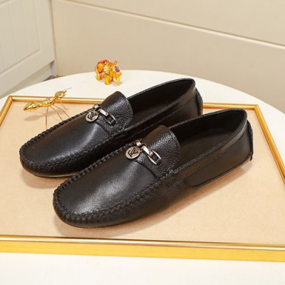 Louis Vuitton 2020 Mens Leather Loafer - 루이비통 2020 남성용 레더 로퍼 LOUS0852,Size(240 - 270).블랙