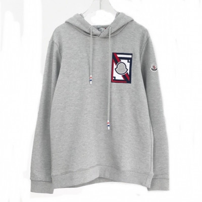 [몽클레어]Moncler 2020 Mens Logo Casual Cotton Hoodie - 몽클레어 2020 남성 로고 캐쥬얼 코튼 후디 Moc01517x.Size(m - 2xl).그레이