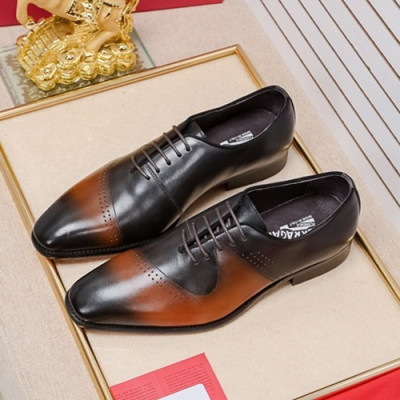 Ferragamo 2020 Mens Leather Oxford Shoes - 페라가모 2020 남성용 레더 옥스퍼드 슈즈 FGMS0291,Size(240 - 275).브라운