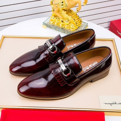 Ferragamo  2020 Mens Leather Loafer - 페라가모 2020 남성용 레더 로퍼 FGMS0294 ,Size(240 - 270).와인