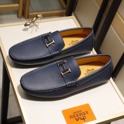 Hermes 2020 Mens Leather Loafer - 에르메스 2020 남성용 레더 로퍼 HERS0299,Size(240 - 270).블루