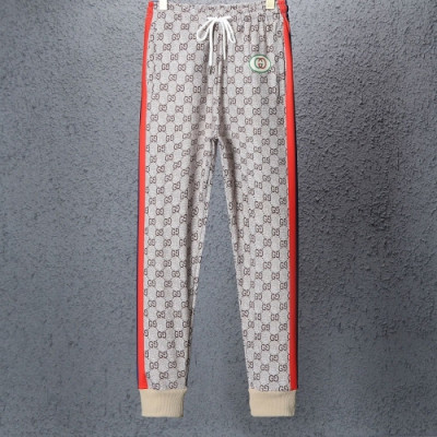 [구찌]Gucci 2020 Mens Casual Logo Training Pants - 구찌 2020 남성 캐쥬얼 로고 트레이닝 팬츠 Guc02235x.Size(m - 3xl).베이지