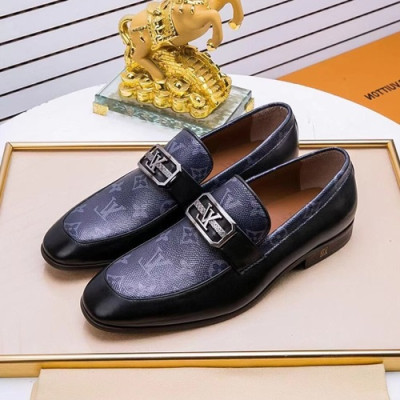 Louis Vuitton 2020 Mens Leather Loafer - 루이비통 2020 남성용 레더 로퍼 LOUS0862,Size(240 - 270).블랙