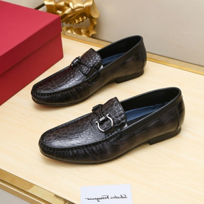 Ferragamo  2020 Mens Leather Loafer - 페라가모 2020 남성용 레더 로퍼 FGMS0313 ,Size(240 - 270).블랙