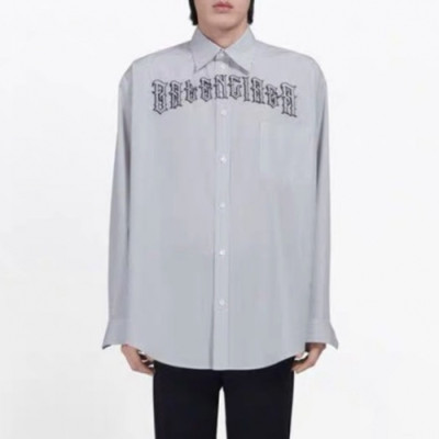 [발렌시아가]Balenciaga 2020 Mens Logo Cotton Oversize Tshirts - 발렌시아가 2020 남성 로고 코튼 오버사이즈 셔츠 Bal0562x.Size(s - l).블랙