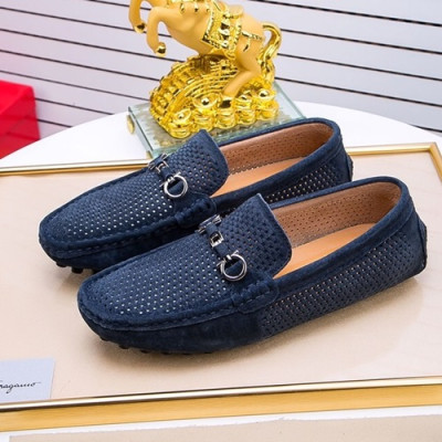 Ferragamo  2020 Mens Leather Loafer - 페라가모 2020 남성용 레더 로퍼 FGMS0317 ,Size(240 - 270).네이비