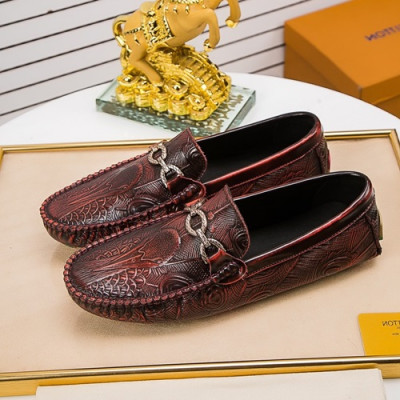 Louis Vuitton 2020 Mens Leather Loafer - 루이비통 2020 남성용 레더 로퍼 LOUS0898,Size(240 - 270).와인