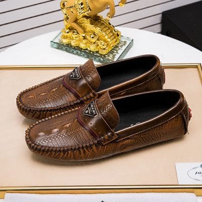 Prada 2020 Mens Leather Loafer - 프라다 2020 남성용 레더 로퍼,PRAS0332,Size(240 - 270).브라운