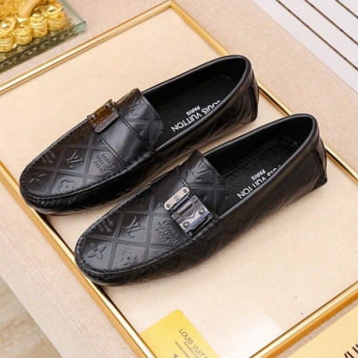 Louis Vuitton 2020 Mens Leather Loafer - 루이비통 2020 남성용 레더 로퍼 LOUS0907,Size(240 - 270).블랙