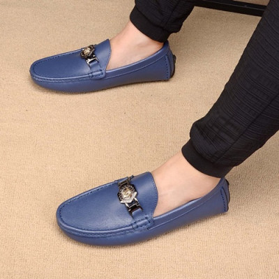 Versace  2020 Mens Leather Loafer - 베르사체 2020 남성용 레더 로퍼 VERS0450,Size(240 - 275).블루