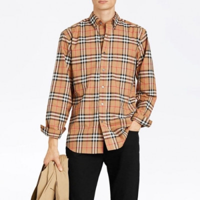 [버버리]Burberry 2020 Mens Vintage Check Tshirts - 버버리 2020 남성 빈티지 체크 셔츠 Bur02257x.Size(s - xl).카키