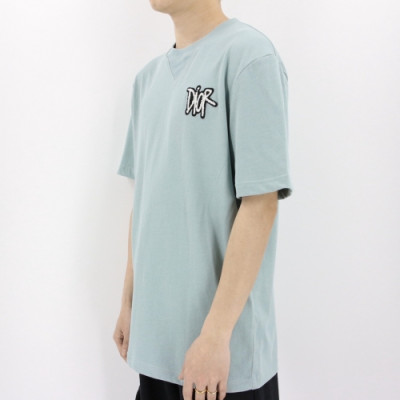 [디올]Dior 2020 Mm/Wm Logo Cotton Short Sleeved Tshirts - 디올 2020 남자 로고 코튼 반팔티 Dio0562x.Size(s - xl).소라