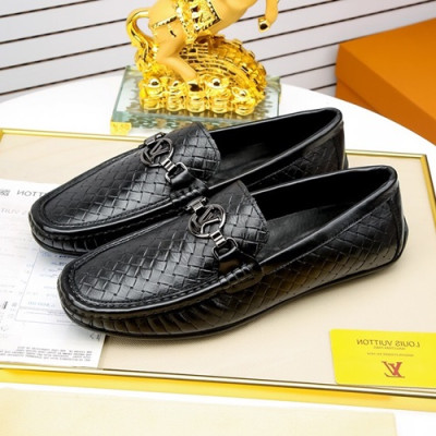 Louis Vuitton 2020 Mens Leather Loafer - 루이비통 2020 남성용 레더 로퍼 LOUS0925,Size(240 - 270).블랙