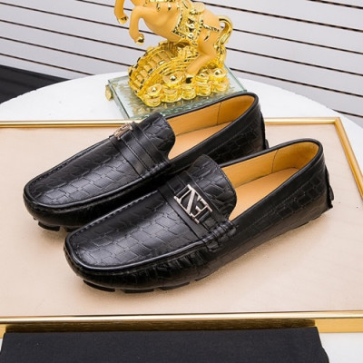 Ermenegildo Zegna  2020 Mens Leather Loafer - 에르메넬질도 제냐 2020 남성용 레더 로퍼 ZEGS0024.Size(240 - 270).블랙