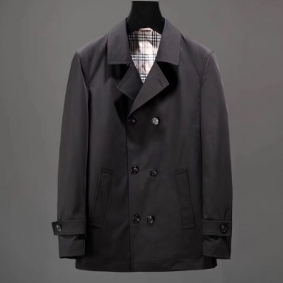 [버버리]Burberry 2020 Mens Vintage Cotton Trench Coats - 버버리 2020 남성 빈티지 코튼 트렌치 코트 Bur02260x.Size(m - 3xl).블랙