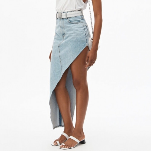 [알렉산더왕]Alexander wang 2020 Womens Modern Denim Long Skirts - 알렉산더왕 2020 여성 모던 데님 스커트 Ale0076x.Size(s - l).블루