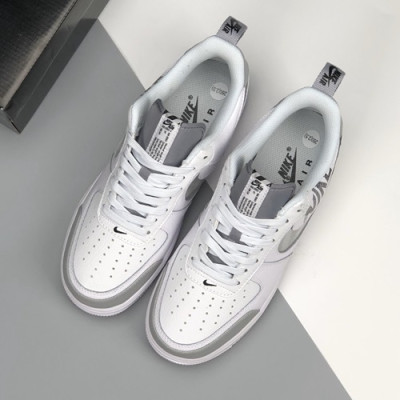 Nike 2020  Air Force 1 Mm / Wm Leather Sneakers - 나이키 2020 에어 포스 1 남여공용  레더 스니커즈 , NIKS0293.Size(230 - 275),화이트