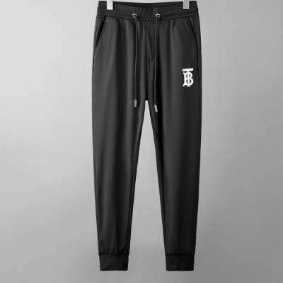 [버버리]Burberry 2020 Mens Logo Casual Training Pants - 버버리 2020 남성 로고 캐쥬얼 트레이닝 팬츠 Bur02299x.Size(30 - 40).블랙