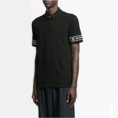 [지방시]Givenchy 2020 Mens Logo Cotton Polo Short Sleeved Tshirts - 지방시 2020 남성 로고 코튼 폴로 반팔티 Giv0365x.Size(m - 2xl).블랙