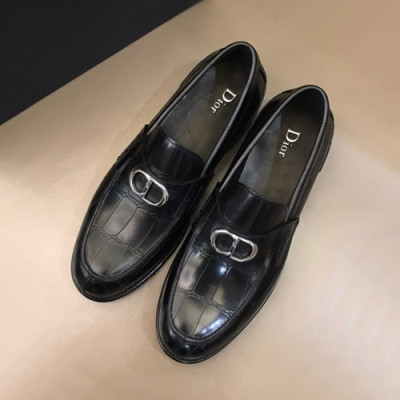 Dior 2020 Mens Leather Loafer - 디올 2020 남성용 레더 로퍼  DIOS0162,Size(240 - 270).블랙