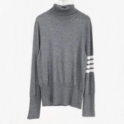 [톰브라운]Thom Browne 2020 Mens Strap Turtle-neck Cashmere Sweaters - 톰브라운 2020 남성 스트랩 터틀넥 캐시미어 스웨터 Thom0624x.Size(s - 2xl).그레이