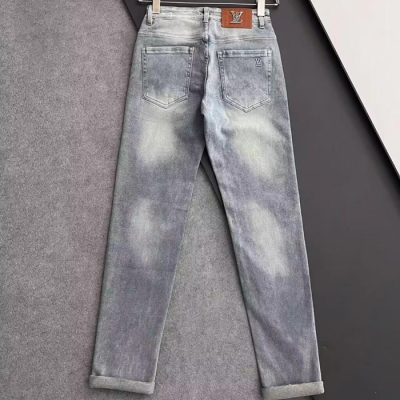 [루이비통]Louis Vuitton 2024 Mens Basic Denim Jeans - 루이비통 2024 남성  베이직  데님 청바지 Lou0302x.Size(29 - 38).블루