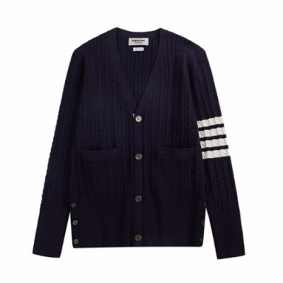 [톰브라운]Thom Browne 2020 Mm/Wm Strap V-neck Cardigan - 톰브라운 2020 남자 스트랩 브이넥 가디건 Thom0632x.Size(s - xl).네이비