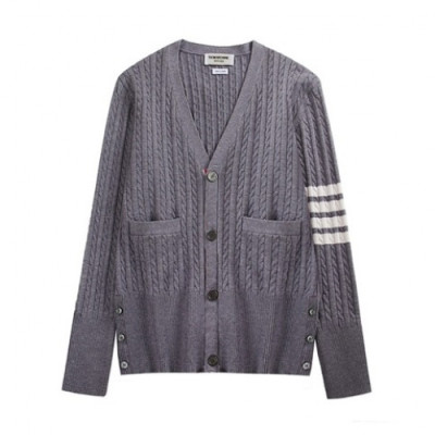 [톰브라운]Thom Browne 2020 Mm/Wm Strap V-neck Cardigan - 톰브라운 2020 남자 스트랩 브이넥 가디건 Thom0633x.Size(s - xl).그레이