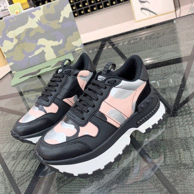 Valentino  2020 Ladies Leather Running Shoes - 발렌티노 2020  여성용 레더 런닝슈즈 VTS0187,Size(225-245),블랙