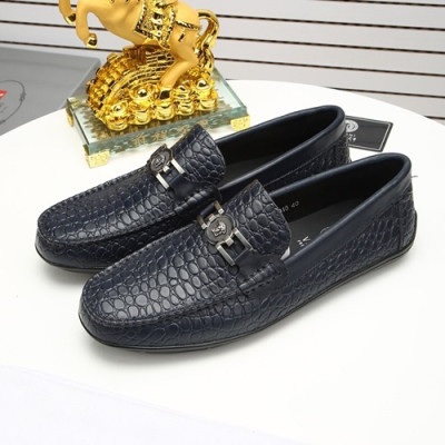 Versace  2020 Mens Leather Loafer - 베르사체 2020 남성용 레더 로퍼 VERS0470,Size(240 - 275).네이비