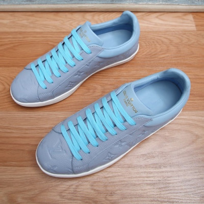 Louis Vuitton 2020 Mens Leather Sneakers - 루이비통 2020 남성용 레더 스니커즈 LOUS1015,Size(240 - 270).스카이블루