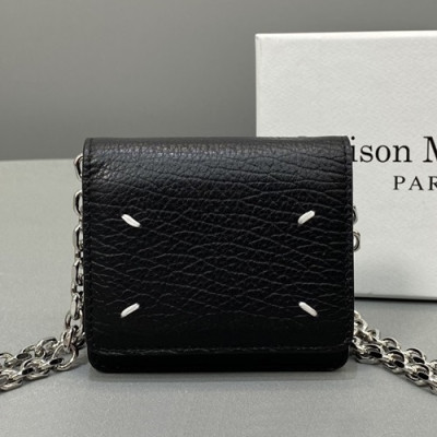 Maison Margiela 2020  Leather Mini Chain Shoulder Cross Bag,10cm - 메종 마르지엘라 2020 레더 미니 체인 숄더 크로스백,MMB0033,10cm,블랙