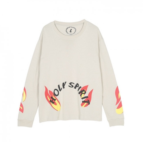 Kanye west 2020 Mm/Wm Logo Oversize Cotton Man-to-man - 카니예 웨스트 2020 남자 로고 오버사이즈 코튼 맨투맨 Kany0056x.Size(s - xl).그레이