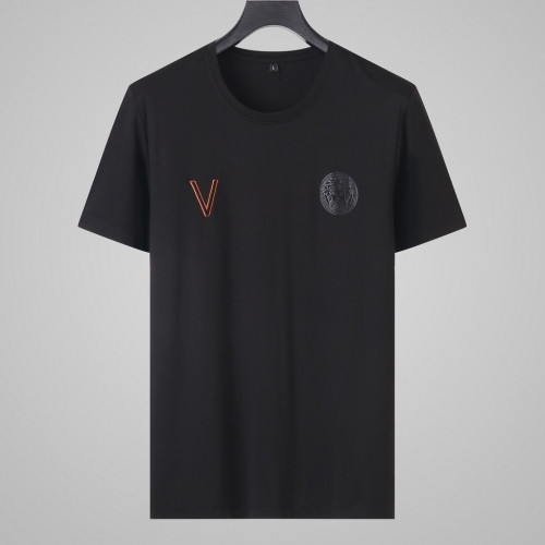[베르사체]Versace 2020 Mens Logo Silket Short Sleeved Tshirts - 베르사체 2020 남성 메두사 실켓 반팔티 Ver0569x.Size(l - 4xl).블랙