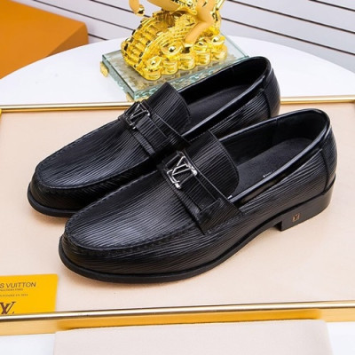 Louis Vuitton 2020 Mens Leather Loafer - 루이비통 2020 남성용 레더 로퍼 LOUS1020,Size(240 - 270).블랙