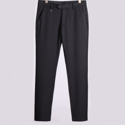 Ermenegildo Zegna 2020 Mens Business Cotton Pants - 에르메네질도 제냐 2020 남성 비지니스 코튼 팬츠 Zeg0161x.Size(30 - 38).블랙