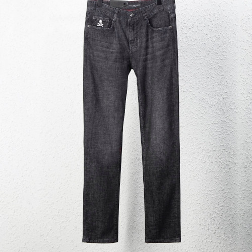 Philipp Plein 2020 Mens Logo Casual Denim Jeans - 필립플레인 2020 남성 로고 캐쥬얼 데님 청바지 Phi0105x.Size(29 - 42).블랙