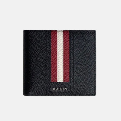 Bally 2020 Mens Leather Wallet - 발리 2020 남성용 레더 반지갑 BALB0067.블랙