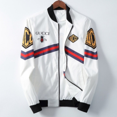 [구찌]Gucci 2020 Mens Logo Casual Jackets - 구찌 2020 남성 로고 캐쥬얼 자켓 Guc02381x.Size(m - 3xl).화이트