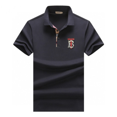 [버버리]Burberry 2020 Mens Logo Cotton Polo Short Sleeved Tshirts - 버버리 2020 남성 로고 코튼 폴로 반팔티 Bur02380x.Size(m - 3xl).네이비