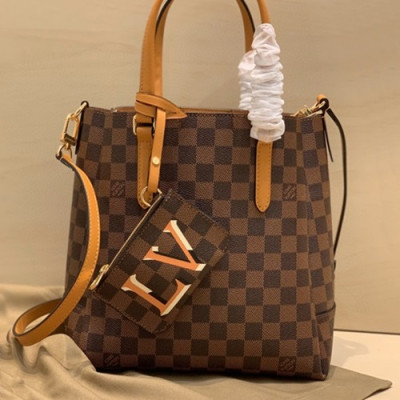 Louis Vuitton 2020 Belmont Tote Shoulder Shopper Bag,25.5 / 32cm - 루이비통 2020 벨몬트 토트 숄더 쇼퍼백 N60294,LOUB1945,25.5 / 32cm,브라운