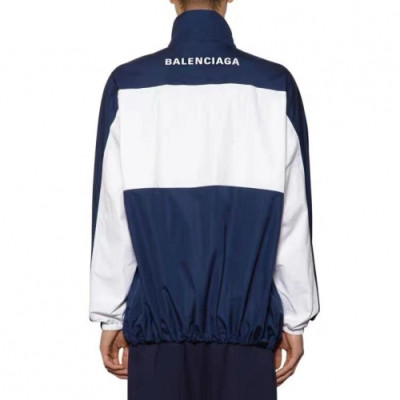 [발렌시아가]Balenciaga 2020 Mens Logo Casual Windproof Jackets - 발렌시아가 2020 남성 로고 캐쥬얼 방풍 재킷 Bal0575x.Size(m - 2xl).네이비