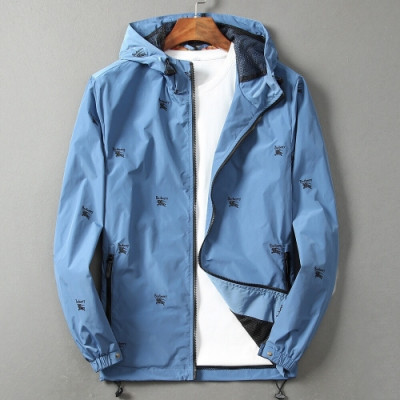 [버버리]Burberry 2020 Mens Casual Windproof Jackets - 버버리 2020 남성 캐쥬얼 방풍자켓 Bur02396x.Size(l - 4xl).블루