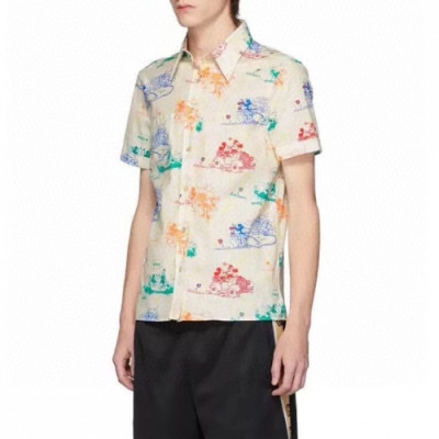 [구찌]Gucci 2020 Mens Flower Linen Short Sleeved Tshirts - 구찌 2020 남성 플라워 린넨 반팔 티셔츠 Guc02412x.Size(m - 3xl).아이보리