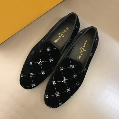 Louis Vuitton 2020 Mens Velvet Loafer - 루이비통 2020 남성용 벨벳 로퍼 LOUS1025,Size(240 - 270).블랙