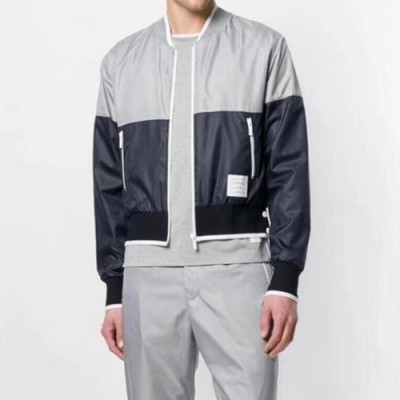 [톰브라운]Thom Browne 2020 Mens Classic Casual Windproof Jackets - 톰브라운 2020 남성 클래식 캐쥬얼 방풍 자켓 Thom0674x.Size(s - xl).그레이